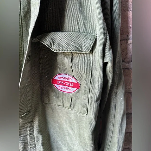 Zara Green Military Field Jacket - Picture 3 of 6